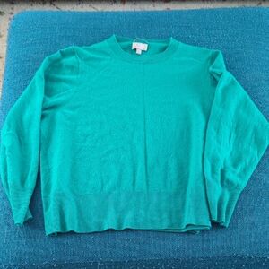 J. Crew Cashmere Sweater (Women's Size 2X) in Vibrant Teal